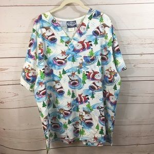 Comfy Cotton Santa 🎅🏼 Scrubs